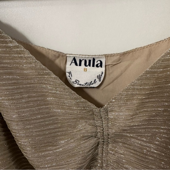 ARULA GOLD METALLIC TOP - Picture 4 of 5